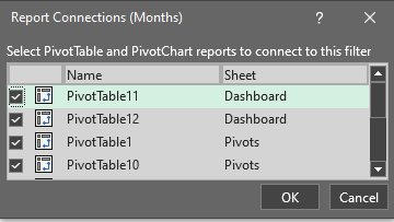 report connections